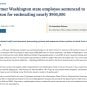 Washington employee theft gambling addiction
